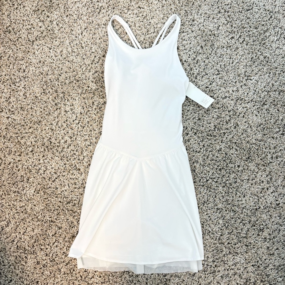 NWT All in Motion size XL (14) Girls Athletic Dress, White